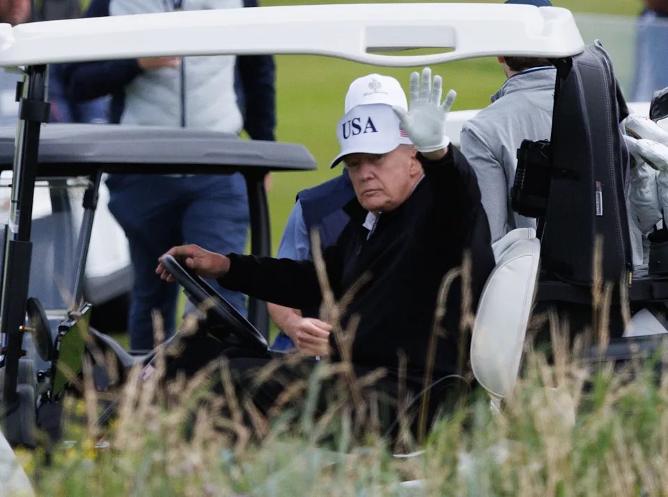 Trump already owns golf clubs around the country and the world, including in Florida, New Jersey and Scotland and has made extensive use of them since returning to office in January last year (PA Wire)