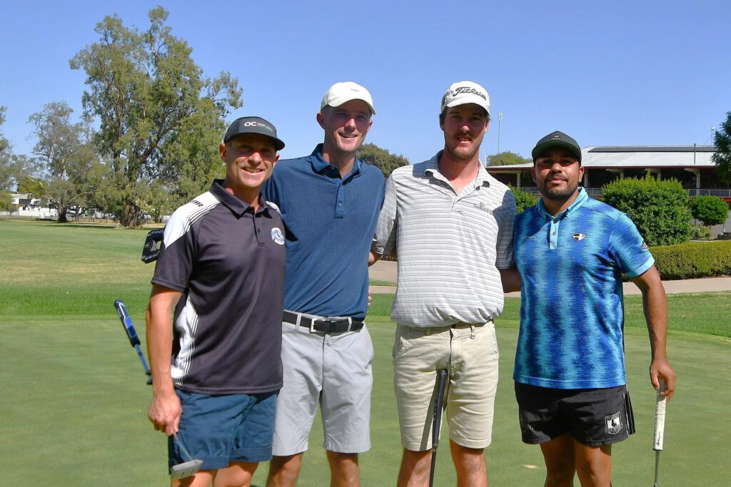 Close scoring in golf's 4BBB event