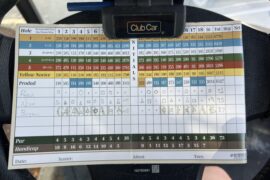 How I mark scorecards.. Shout-out Hideki Matsuyama's Caddie, Shota Hayafuji