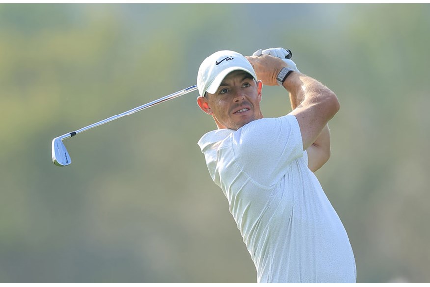 Rory McIlroy uses TaylorMade P730 Rors Proto irons.