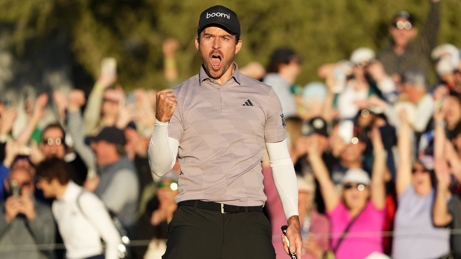 Nick Taylor at the 2024 WM Phoenix Open