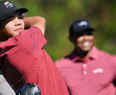 Charlie Woods, son of Tiger Woods, commits to Florida State for college golf