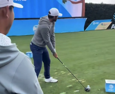 Watch Scottie Scheffler hit DRIVER(!) on Pebble Beach’s 152-metre par-3 17th due to high winds – Australian Golf Digest