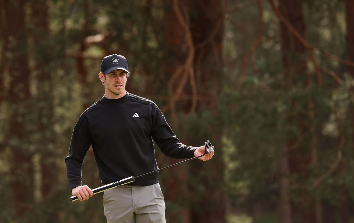 Gareth Bale at the 2025 Sunningdale Foursomes
