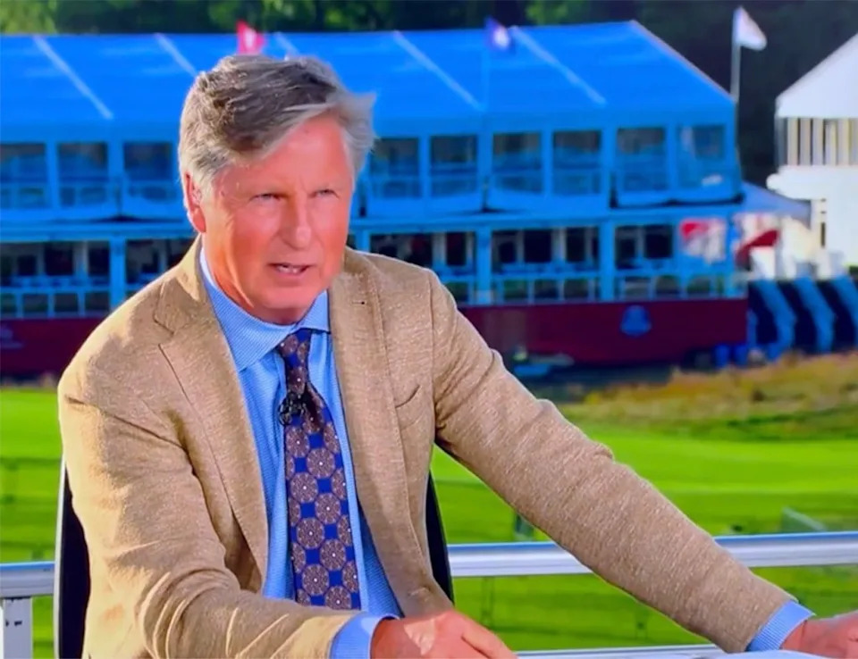 Golf Channel’s Brandel Chamblee ripped Bryson DeChambeau while on-air at the 2025 Ryder Cup this week. X