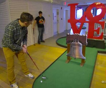 Two friends set out to play every mini golf course in Mass.