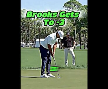 Major Brooks Koepka Is Back +3 to -2 #pga #brookskoepka