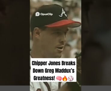 Chipper Jones Breaks Down Greg Maddux’s Greatness! 🧠🔥⚾
