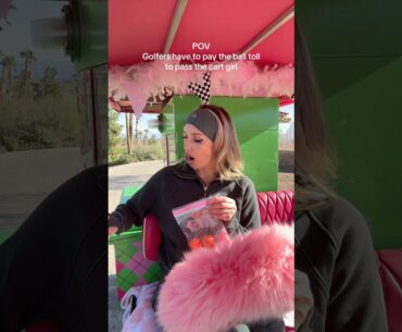 Balls! #cartgirl #golf #golfgirls #golfgear #golfers #dayinmylife #barbie #makeup #ootd #golfer