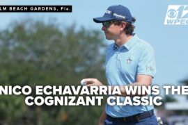Nico Echavarria wins the Cognizant Classic after Shane Lowry melts down late