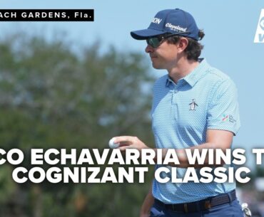 Nico Echavarria wins the Cognizant Classic after Shane Lowry melts down late