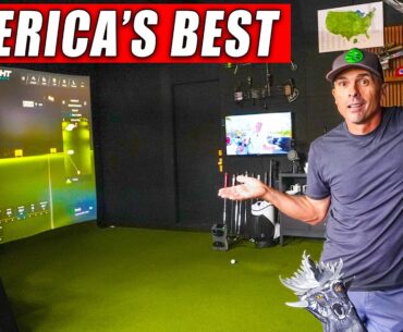 I FOUND The Best Home Golf Simulator Room in America?