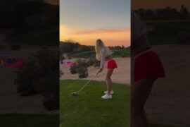 Amazing Golf Swing you need to see | Golf Girl awesome swing | Golf shorts | Anna Kbae