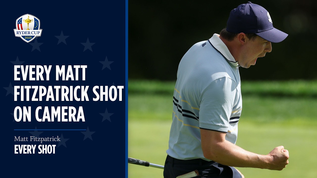 Every Matt Fitzpatrick Shot on Camera | 2025 Ryder Cup Every Matt Fitzpatrick Shot on Camera | 2025 Ryder Cup