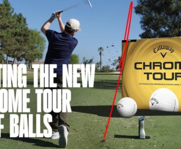 GREEN-GRIPPING Golf Ball | 2026 Callaway Chrome Tour Bench Test & Review