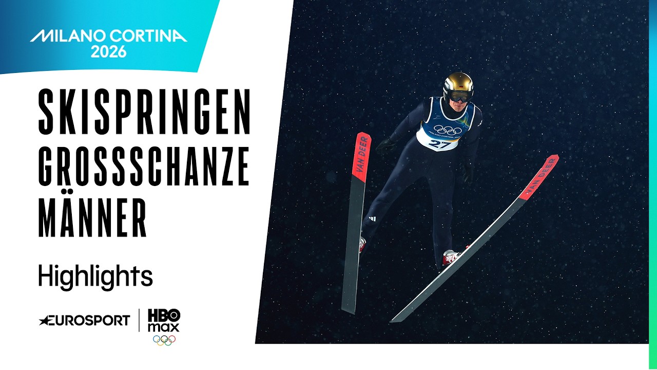 Der Dominator haut einen raus I Highlights deutsch I Olympia 2026 I Skispringen I Großschanze