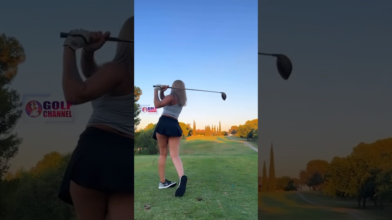 Amazing Golf Swing you need to see | Golf Girl awesome swing | Golf shorts | Jas Grewal