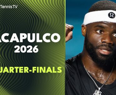 Cobolli Faces Wu; Vacherot, Tiafoe & Atmane Feature | Acapulco 2026 Quarter-Final Highlights