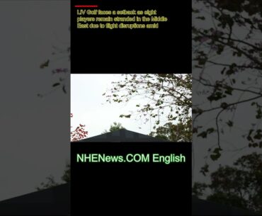 LIV Golf faces setback as 8 golfers remain stranded in the Middle East amid ongoing conflict