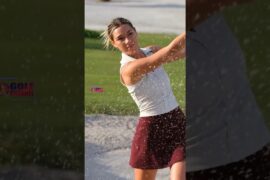 Amazing Golf Swing you need to see | Golf Girl awesome swing | Golf shorts | Kayla Jones