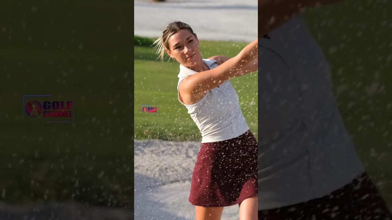 Amazing Golf Swing you need to see | Golf Girl awesome swing | Golf shorts | Kayla Jones