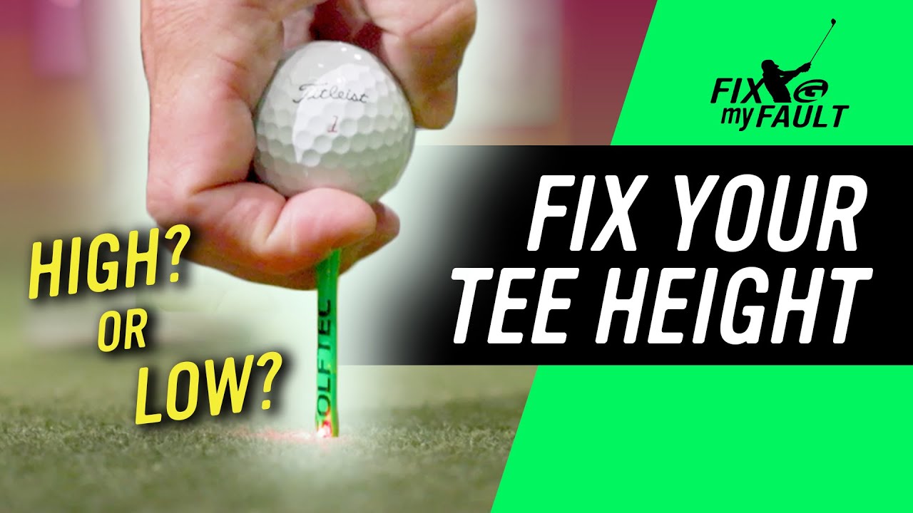 Why Your Tee Height Could Be Hurting Your Golf Game
