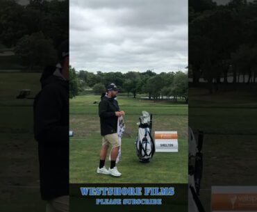 Robby Shelton golf swing on the driving range Valspar Championship #shorts #golfcourse #golf