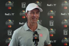 Adam Scott: New LAB putter? “I’ve had that two days” | Bay Hill R1 Quick Quotes