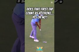 Sebastián Muñoz misses a tap 🤯 Would this stroke count — or should it be a penalty? #shorts