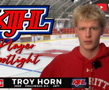 Player Spotlight - Merritt Centennials - Troy Horn