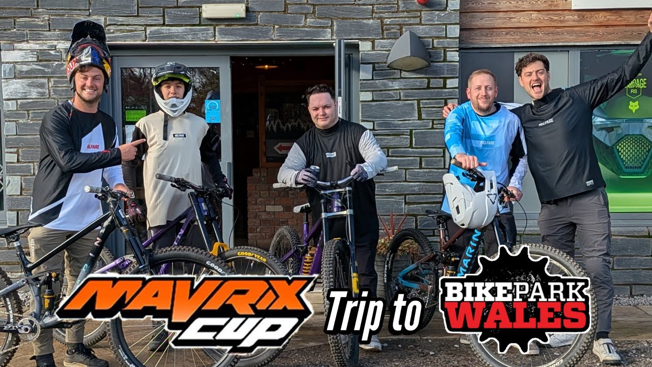 I went to BIKE PARK WALES with MATT & JONO JONES.