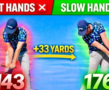 Create Effortless Power By Slowing Down Your Golf Swing (Golf Drill)