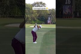 From the rough to a gimme to birdie the par 4 🐦⛳️