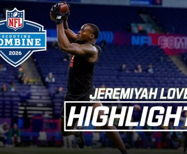 Jeremiyah Love's 2026 NFL Scouting Combine Workout
