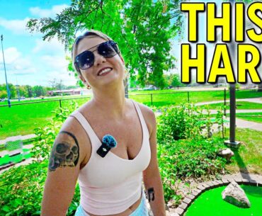 This Tiny Mini Golf Course is SO Tricky!