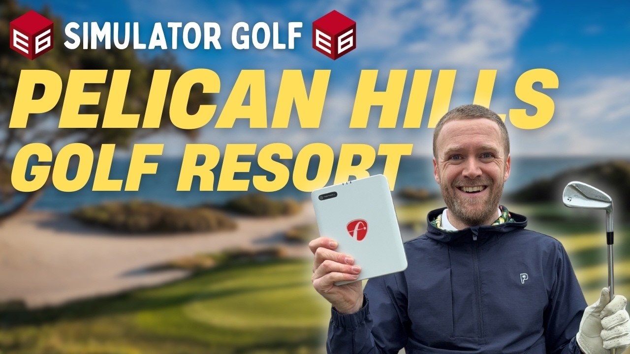 Simulator Golf is HARD - 18 Holes at Pelican Hills GC | FlightScope Mevo Gen 2/E6 Connect