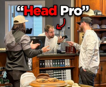 CALLING OUT the BEST Golfer in the Pro Shop