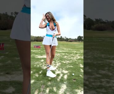 Amazing Golf Swing you need to see | Golf Girl awesome swing | Golf shorts | Taylor Ballard