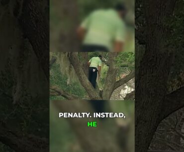 Sergio Garcia Pulled Off The Most Ridiculous Shot Ever #shorts #golf