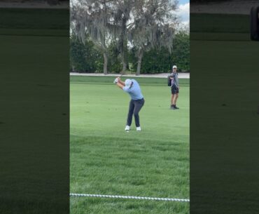 Chris Gotterup Approach Shot | Hole 1 at Bay Hill | Arnold Palmer Invitational #golf
