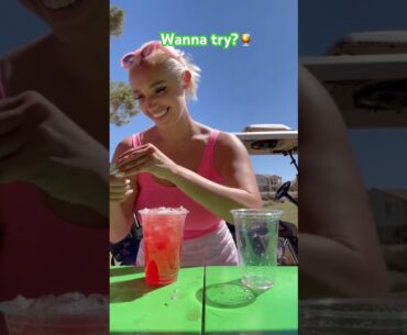 Delicious! #cartgirl #golf #golfgirls #golfers #drinks #sunshine #glitter #golfcart #golfcourse