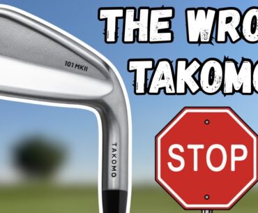 Did HE BUY the WRONG Takomo Golf CLUBS!! Don't MAKE this MISTAKE!!