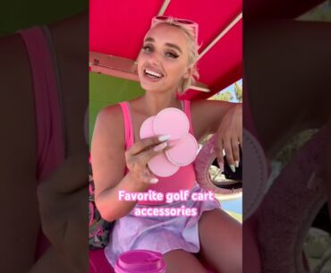 Girl golf accessories #cartgirl #golf #golfgear #golfgirls #golfers #barbie #golfhumor #dayinmylife