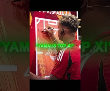 Lamine Yamal's All-Time XI Is INSANE💀🔥