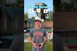 Mini Golf Olympics 1. Bella vs 7. Matthew GOLD Medal Match🥇 (PLAYOFF!) #golf #minigolf #puttputt