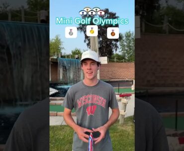 Mini Golf Olympics 1. Bella vs 7. Matthew GOLD Medal Match🥇 (PLAYOFF!) #golf #minigolf #puttputt