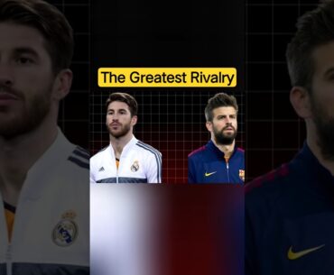 Sergio Ramos vs Gerard Pique: दुश्मन या दोस्त? El Clasico Greatest Rivalry ⚽ #ramos #pique #rivalry