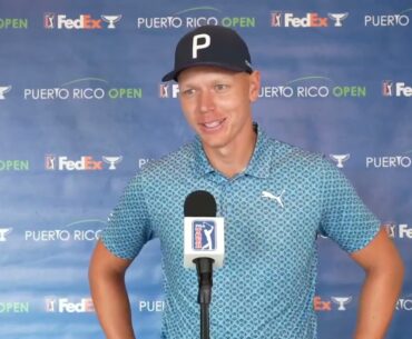 Matti Schmid Stays in the Hunt With Bogey-Free 68 | Puerto Rico Open Full Interview