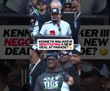 Maybe there was a certain reason K9 was negotiating so early, huh, John? #nfl #freeagency #seahawks