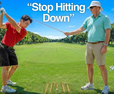 This #1 Swing Coach Shows Me How to Strike Your Irons Pure